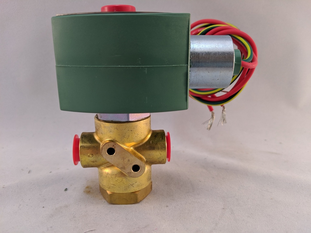 1/4" NPT 3 WAY N.C. SOLENOID VALVE BRASS BODY 120/60,110/50 20760