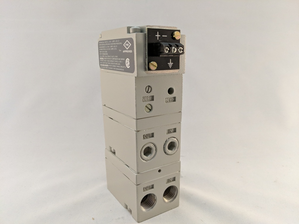 TYPE 1500 TRANSDUCER 4/20MADC INPUT, 0-30PSIG OUTPUT