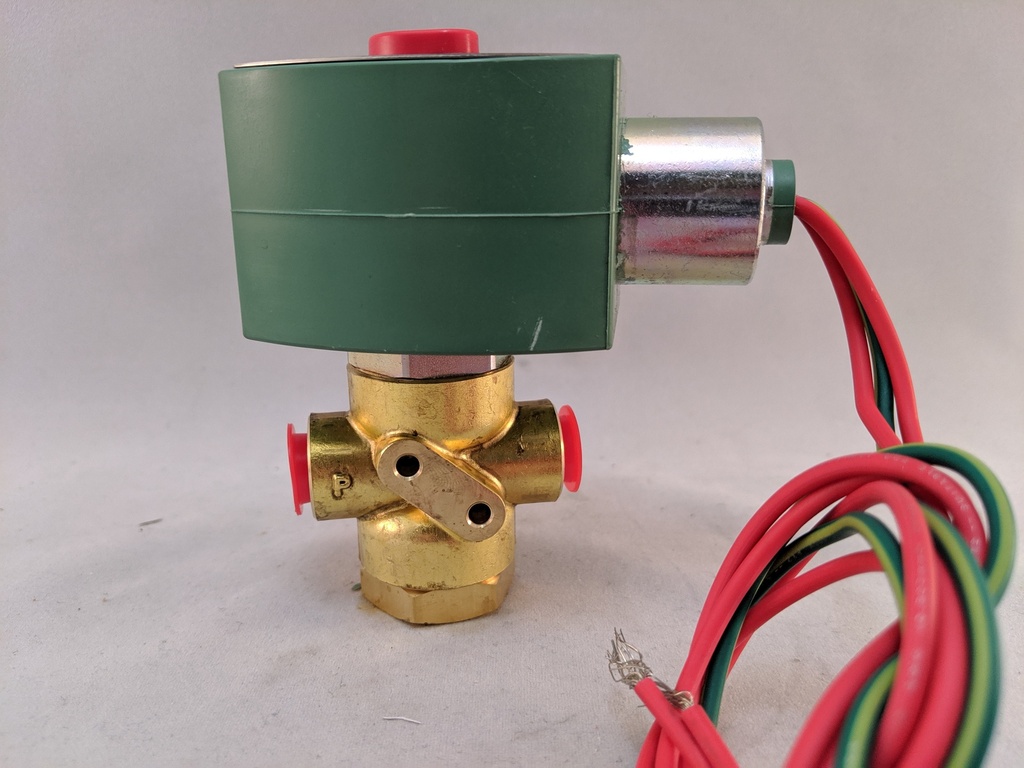 SOLENOID VALVE 3W UNIVERSAL 1/4"NPT BRASS BODY 8320G172 120/60