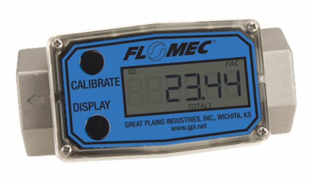 FLOMEC G2 SERIES PRECISION TURBINE METER 3/4" NPT, STAINLESS STEEL, Q9