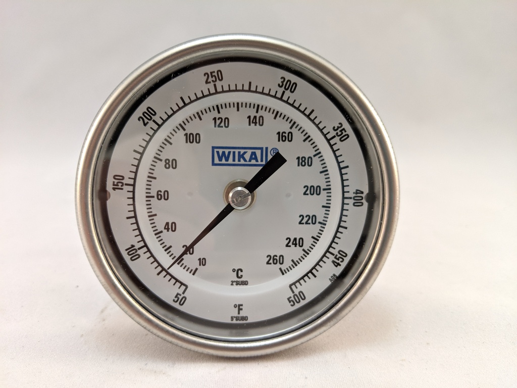 TI.33 6.0 " 50/500 °F/°C Glass 1/2"NPT ZZ