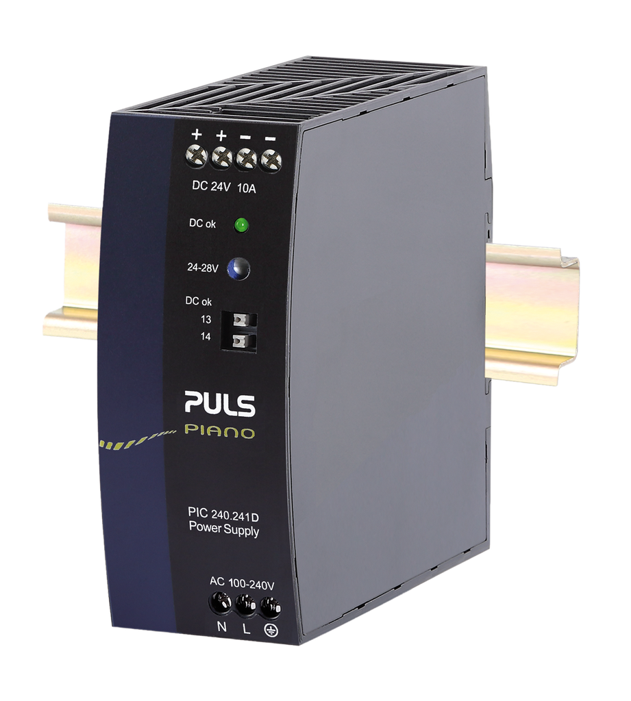 Power Supply, 240W, 100-240VAC 1PH, 24-28VDC, 10-8.6A