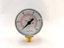 100 PSI/KPA PRESSURE GAUGE 1.5"DRY 1/8"BM 2.5% ACCURACY BRONZE TUBE
