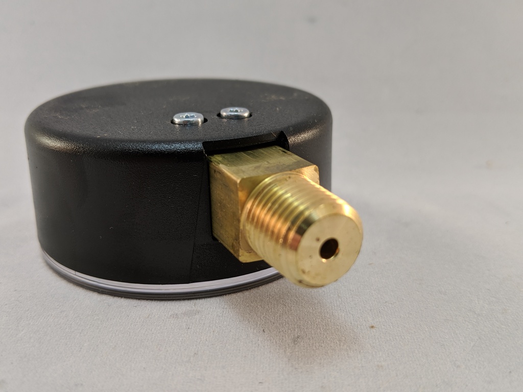 200PSI/KPA PRESSURE GAUGE 2.5" DRY 1/4" LM 2.5% ACCURACY BRONZE TUBE