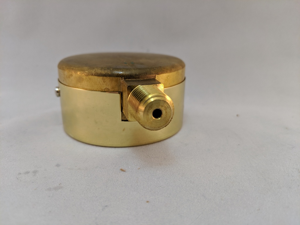 PRESSURE GAUGE 2.5" 1/4"LM -30INHG/160PSI R22 LF 1.5% 