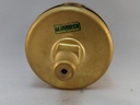 1500PSI PRESSURE GAUGE 2.5"L.F. 1/4"CBM 1.5% ACCURACY BRONZE TUBE