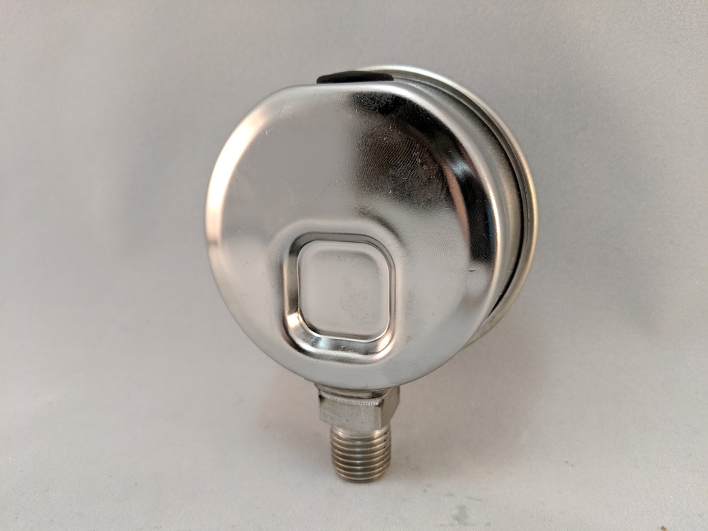 1500PSI PRESSURE GAUGE 2.5"L.F. 1/4"LM 1.5% ACCURACY SS TUBE