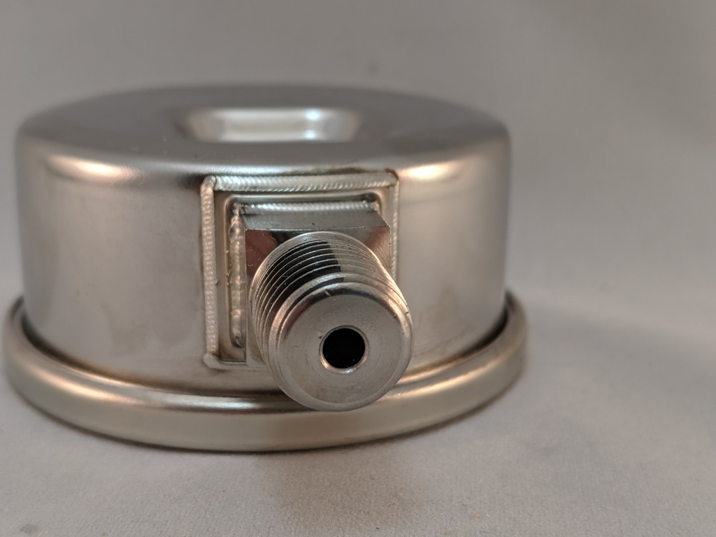 1500PSI PRESSURE GAUGE 2.5"L.F. 1/4"LM 1.5% ACCURACY SS TUBE