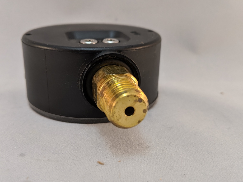 15PSI/KPA PRESSURE GAUGE 2.5" LIQD FILLED 1/4"LM 1.5% ACCURACY ABS