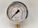 10BAR PRESSURE GAUGE 2.5" L.F. 1/4"BSPP BOTTOM 0-10BAR/PSI