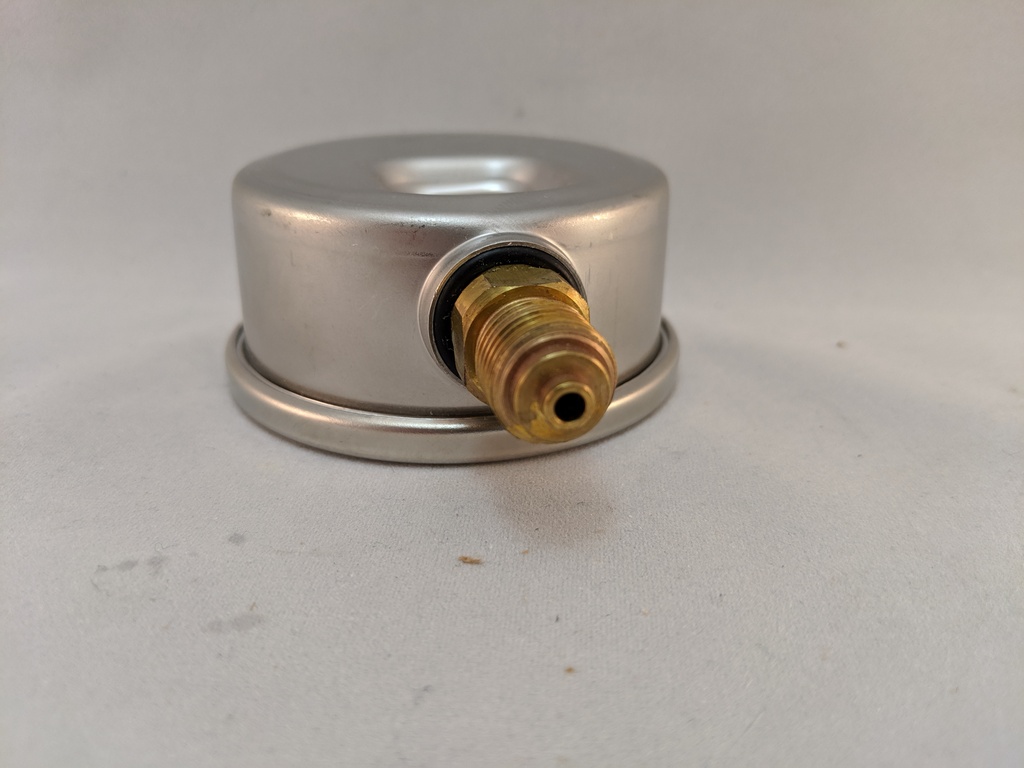 10BAR PRESSURE GAUGE 2.5" L.F. 1/4"BSPP BOTTOM 0-10BAR/PSI