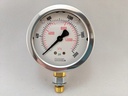 2000PSI/KPA PRESSURE GAUGE 2.5"LF 7/16"X20 O-RING CONNECTION LM SS CASE