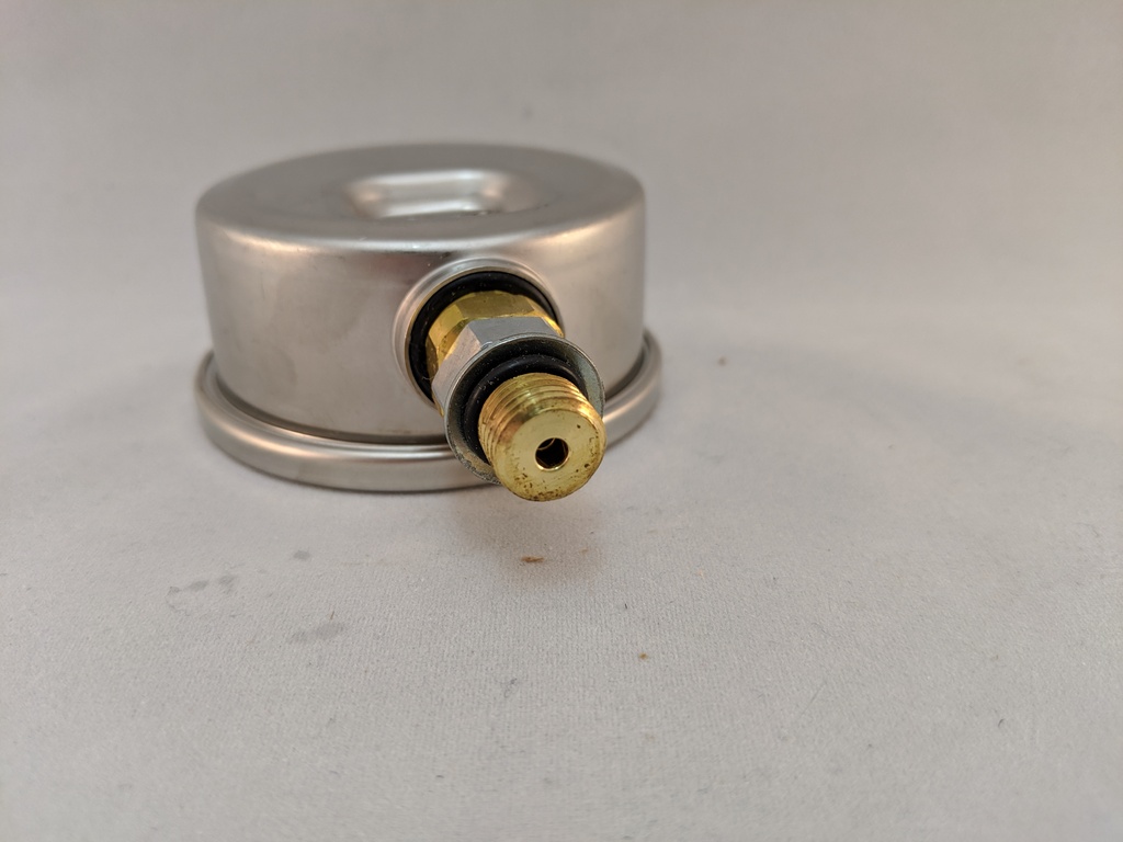 2000PSI/KPA PRESSURE GAUGE 2.5"LF 7/16"X20 O-RING CONNECTION LM SS CASE