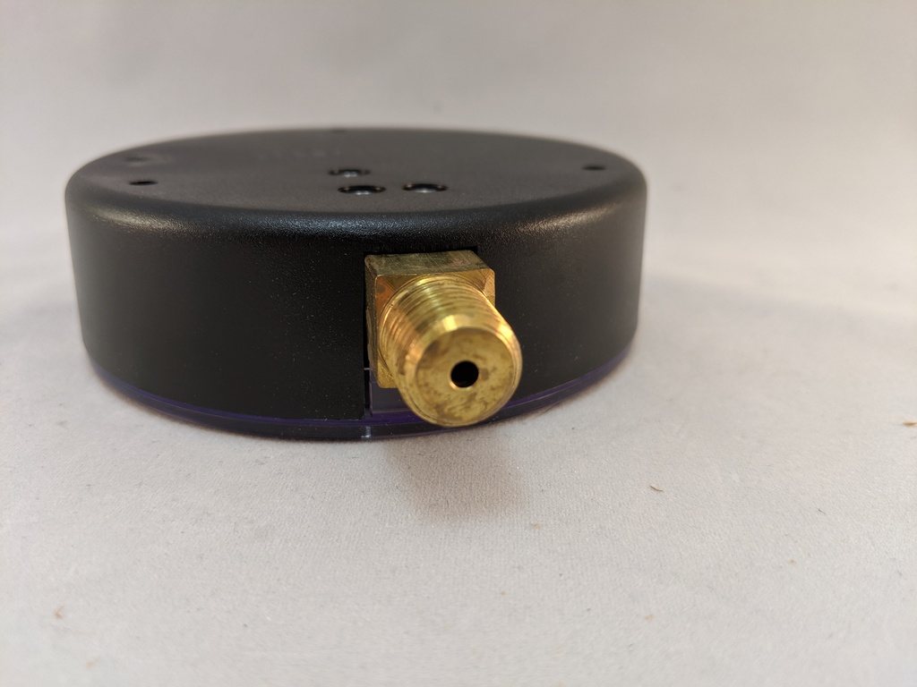 60PSI PRESSURE GAUGE 4" DRY 1/4" LM 2.5% ACCURACY BRONZE TUBE