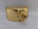 30PSI PRESSURE GAUGE 4"L.F. 1/4"LM 1%ACCRCY BRNZ TUBE W/BRASS CASE