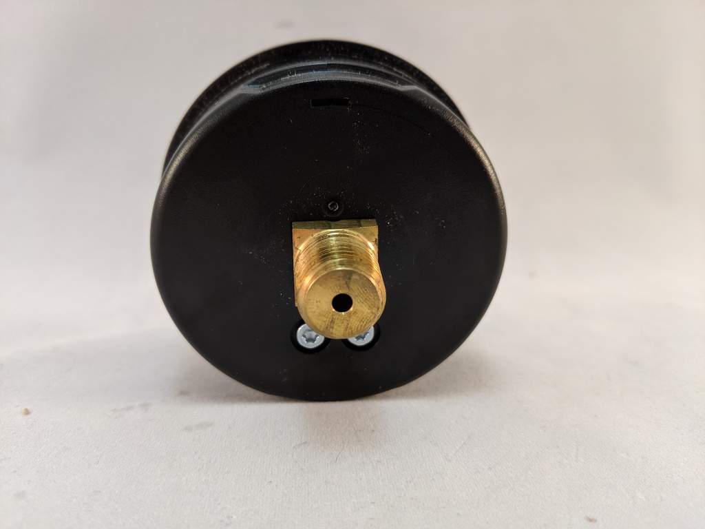 VACUUM GAUGE 2.5" DRY 1/4" CBM 2.5% ACCURACY BRONZE TUBE