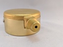 2.5" Brass Case, Copper Alloy Internals, 30 vac, 1/4" NPT Male Bottom Conn, Glycerin Filled