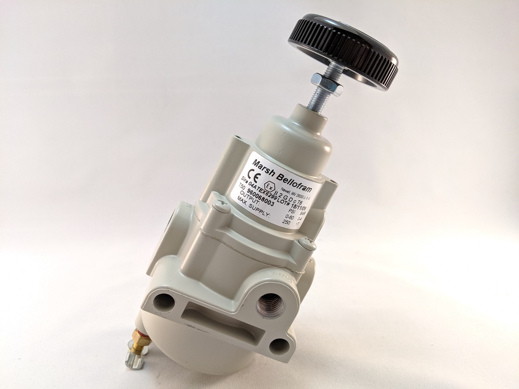 REGULATOR TYPE 50 1/4" PORTS 0-60PSI WITH KNOB