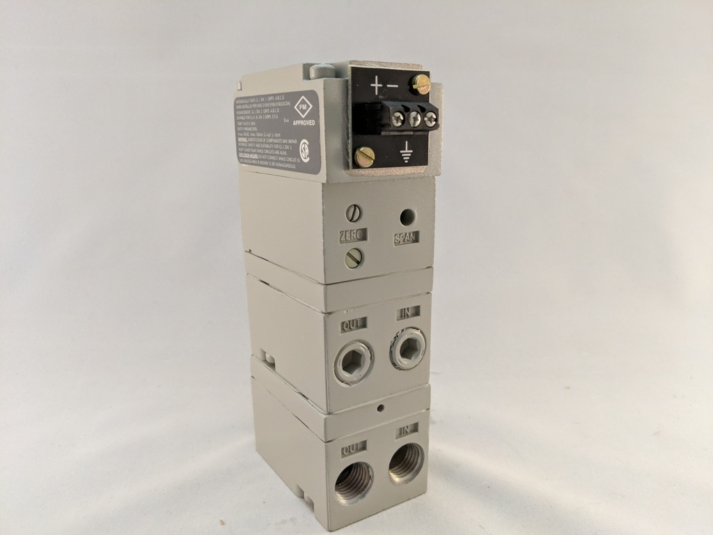 TYPE 1500 TRANSDUCER 4/20MADC INPUT, 0-30PSIG OUTPUT