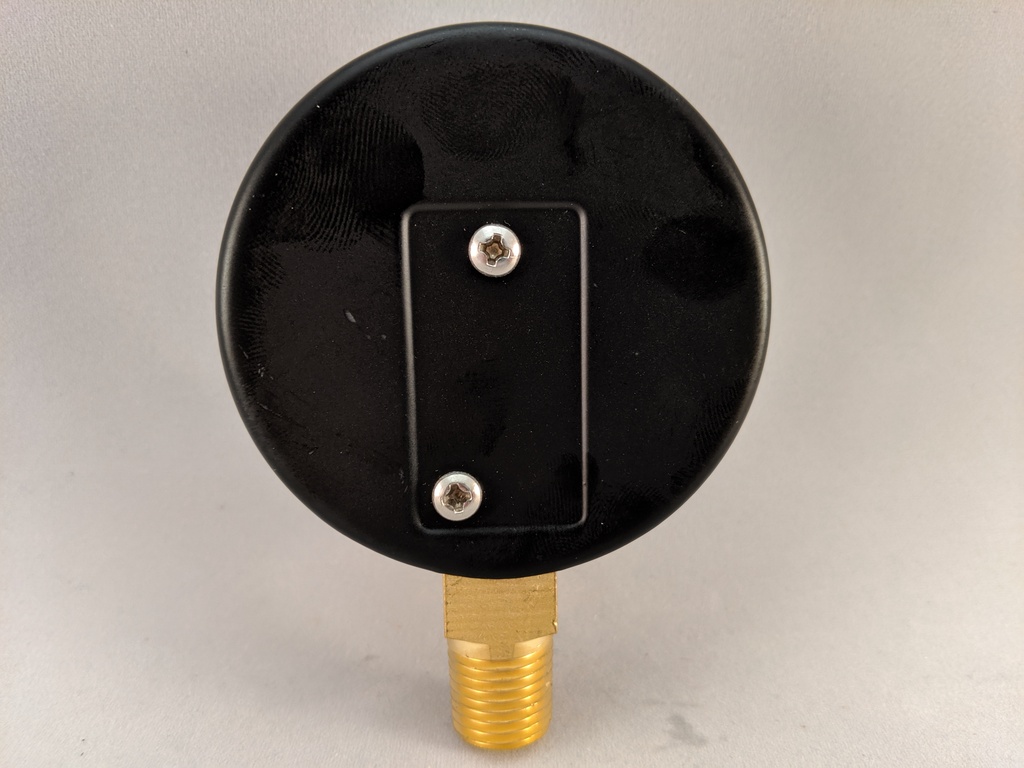 VACUUM GAUGE 83K 2.5" 1/4"BOTTOM CONNECT 0-100"WATER COLUMN