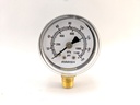 PRESSURE GAUGE 1.5" DIAL 0-160 PSI 1/8" BOTTOM CONNECT 2%ACC