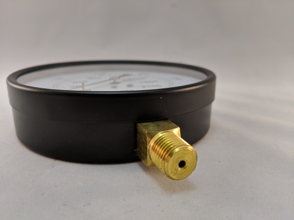 PRESSURE GAUGE 0-300 PSI 4.5" 1/4"BOTTOM CONNECT 2% ACCURACY