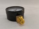 PRESSURE GAUGE 1.5"DIAL 0-100PSI 1/8"NPT BOTTOM BRASS TUBE