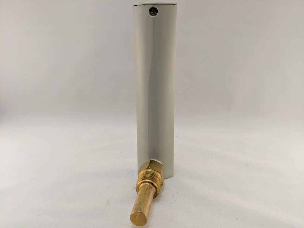 Economy Thermometer, Back Connection, 2" Stem, 5" Scale, 40/260F&C