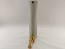 Economy Thermometer, Back Connection, 2" Stem, 5" Scale, 40/260F&C