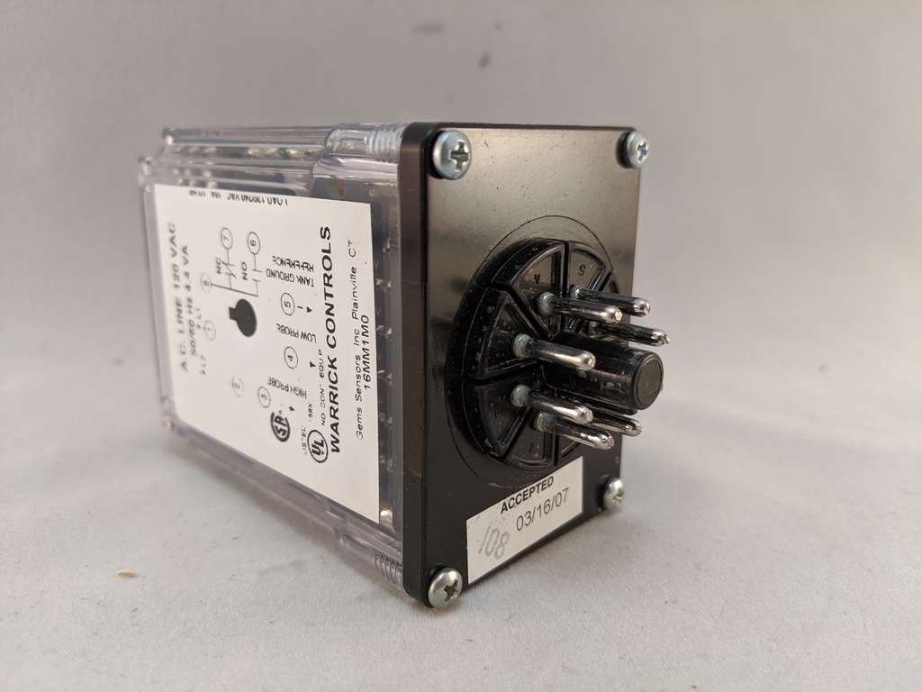 LEVEL CONTROL 26K SENSITIVITY, INVERSE, 120VAC