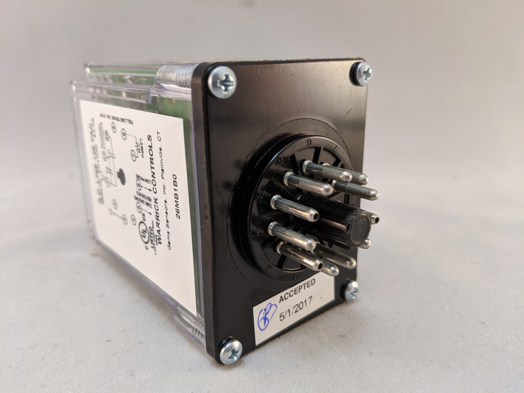 LEVEL CONTROLLER 120VAC 10K OHMS DIN MTG.