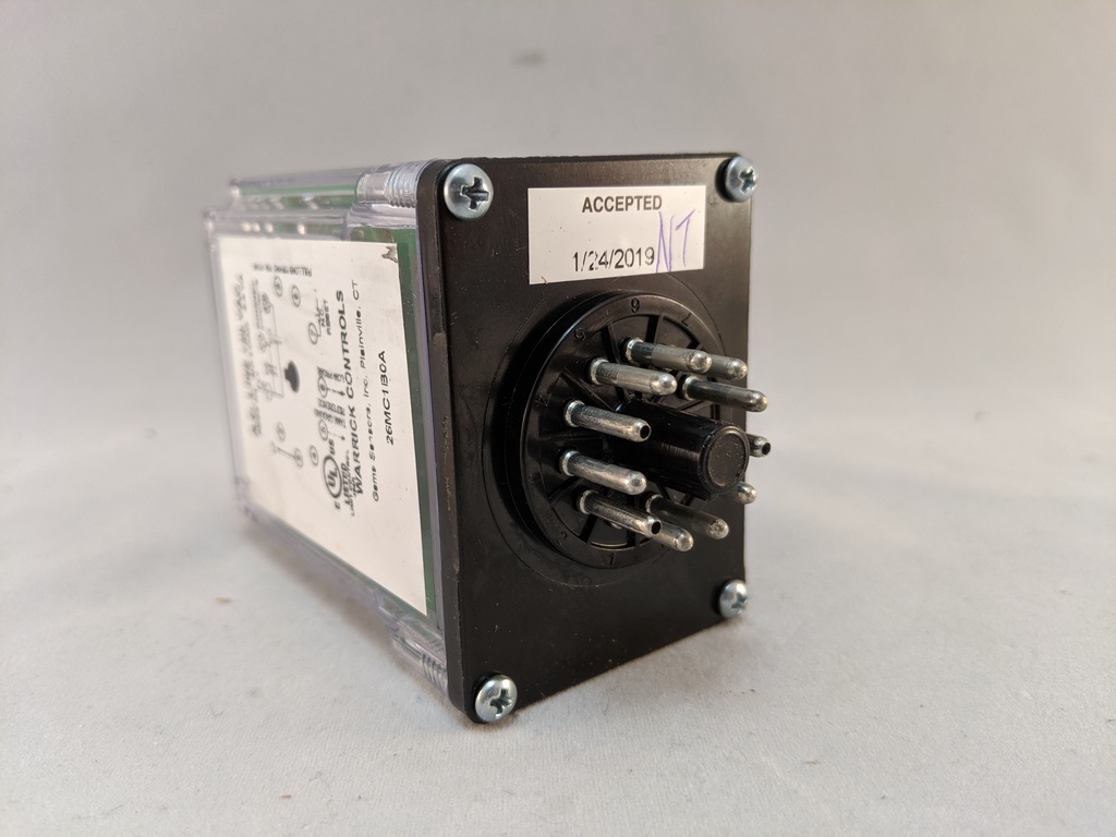 LOW WATER CUTOFF,DIN STYLE OCTAL BASE,26KOHM,OPTION 'A'