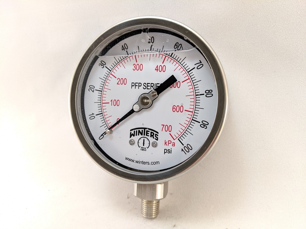 PFPF SERIES 4" ALL SS 1/4"BM 100PSI/KPA