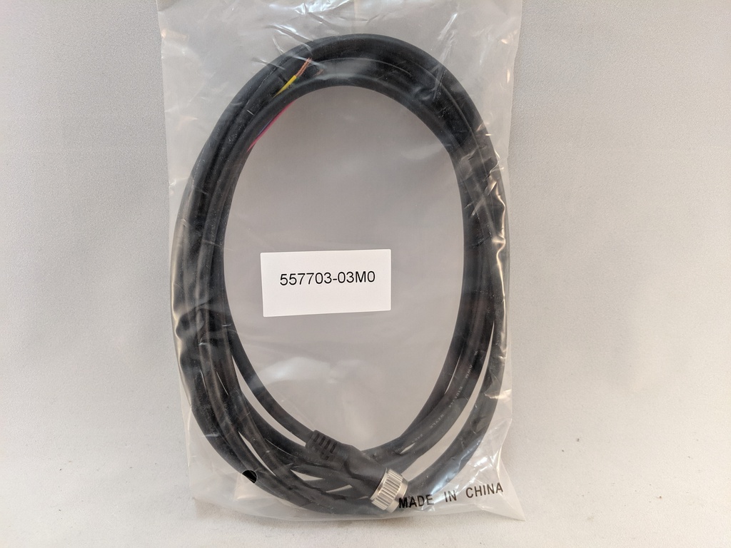 M12 CORDSET 3M LENGTH