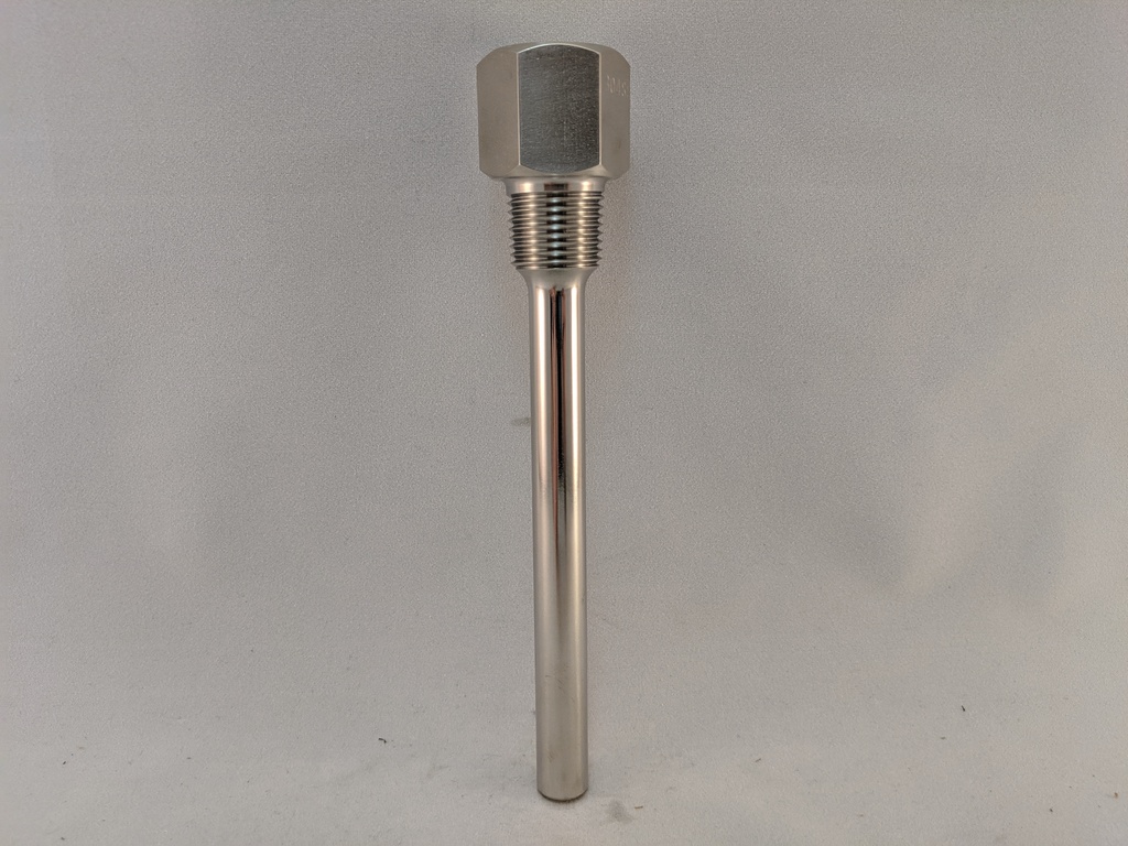 THERMOWELL 304SS-1/2X1/2 .260 5 1/2" FOR 6" STEM