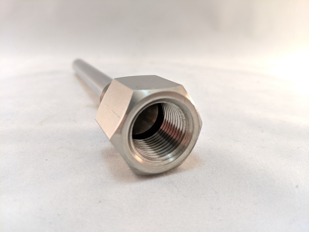 THERMOWELL 304SS-1/2X1/2 .260 5 1/2" FOR 6" STEM
