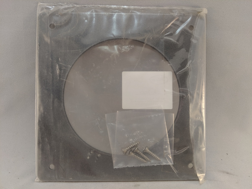 FLAT ALUM BRACKER FOR FLUSH MOUNTING MAGNEHELIC GAGE