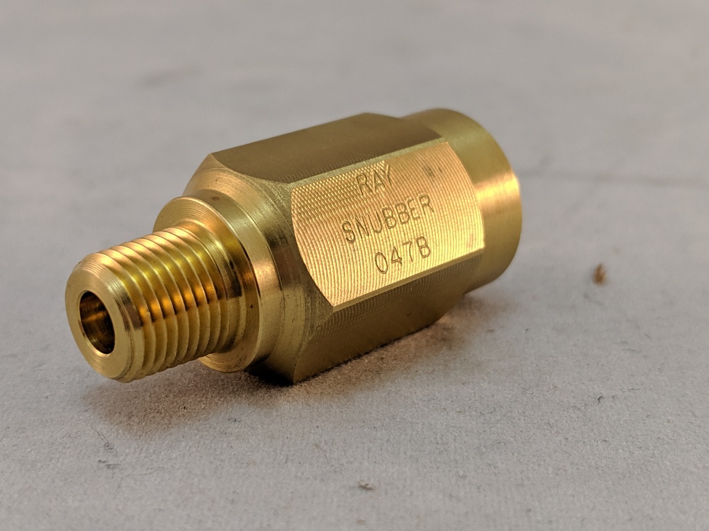 SNUBBER 1/8" BRASS