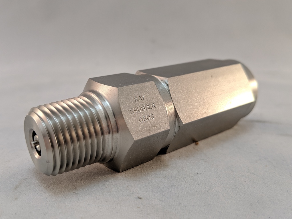 SNUBBER 1/2" 303SS 10,000PSI RATING