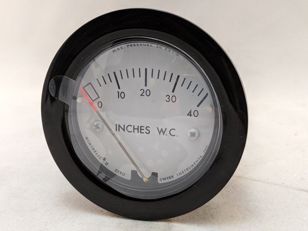 MINIHELIC 0-40"W.C. BARBED FITTING, QUANTITIES OF 100+ A-11115