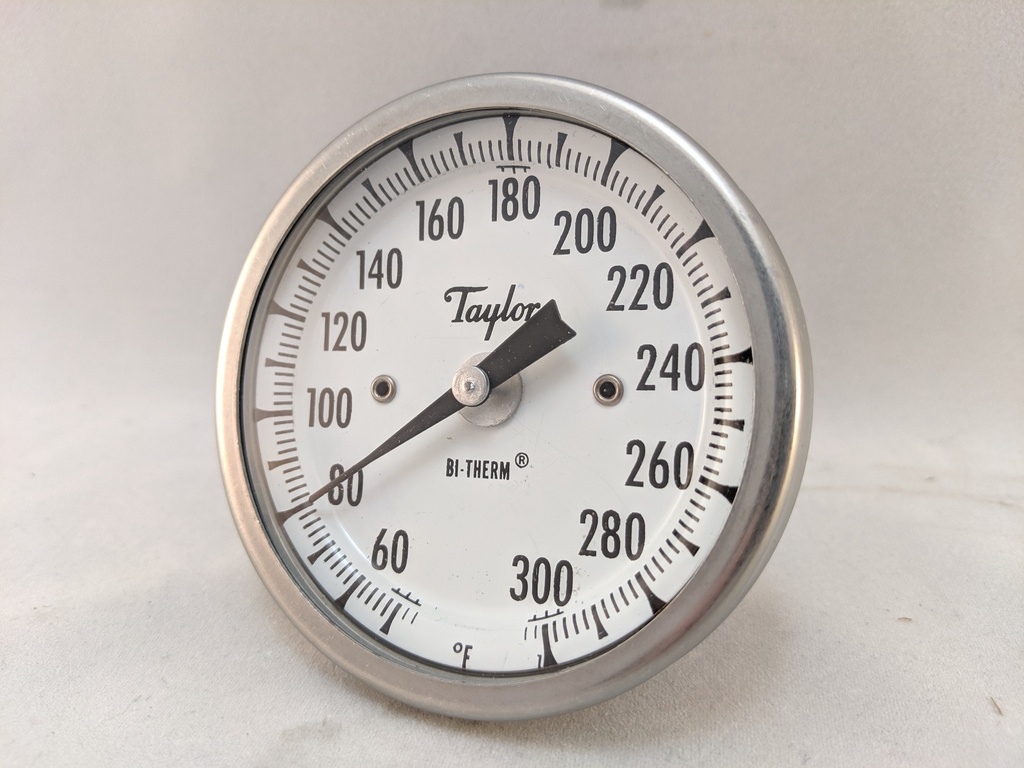 BI-METAL THERM 3"BACK CONNECTED 50/300F 2.5"STEM 1/2"NPT