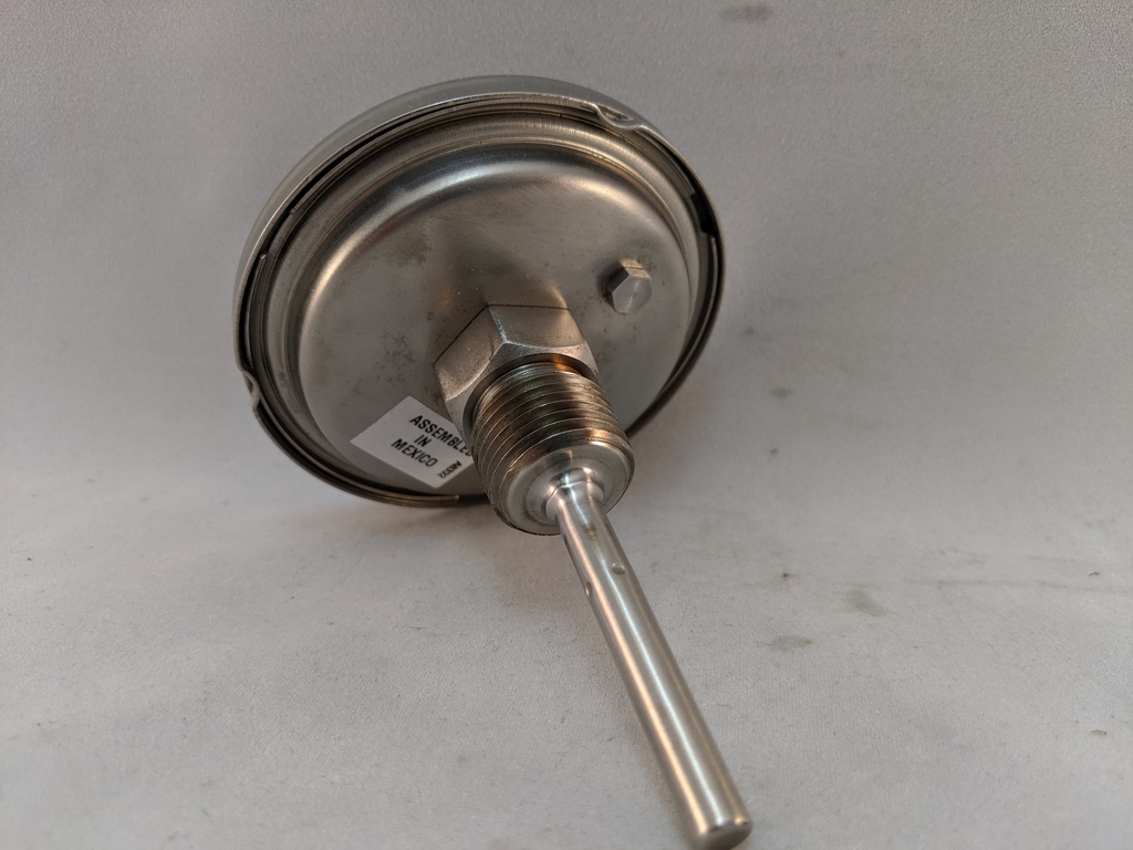 BI-METAL THERM 3"BACK CONNECTED 50/300F 2.5"STEM 1/2"NPT