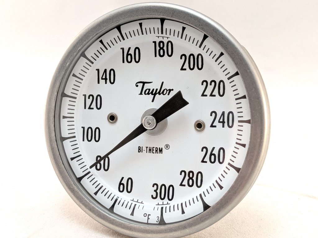 BI-METAL THERM 3"BACK CONNECTED 50/300F 4"STEM 1/2"NPT