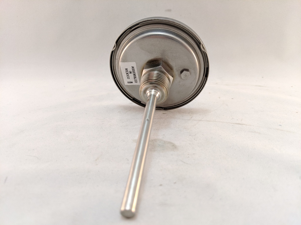 BI-METAL THERM 3"BACK CONNECTED 0/200F 4"STEM 1/2"NPT