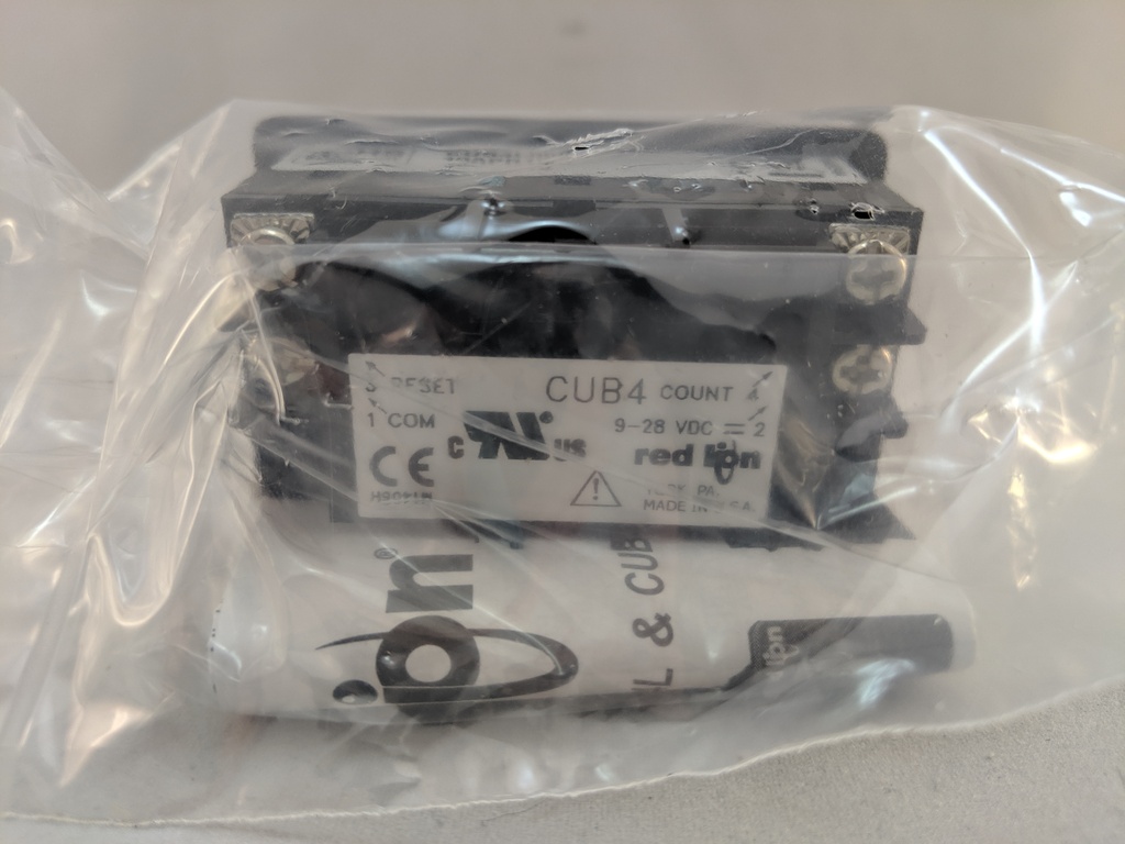 CUB4L000- MINIATURE 6-DIGIT COUNTER LCD 9-28VDC POWER