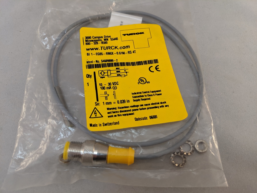 Bi1-EG05-RN6X-0.61M-RS 4T, FLOW #A-19245-1, QUOTE #20381 FLOW INTERNATIONAL