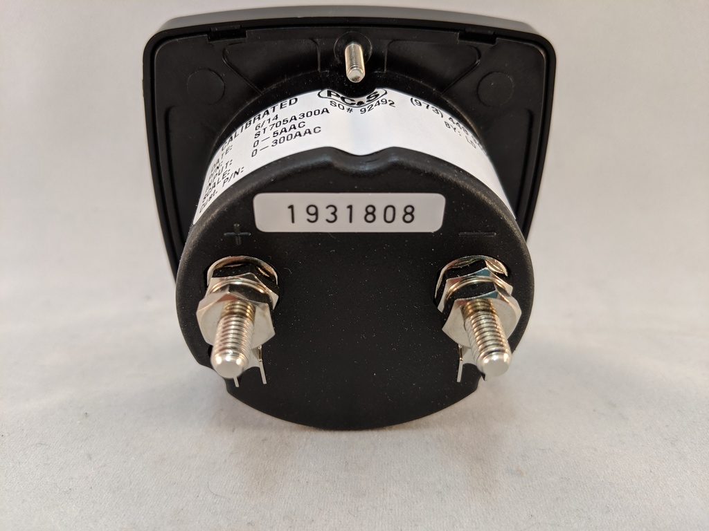 PANEL AMP METER 2.5" R=0-5AAC S=0-300AAC BIG LOOK STYLE