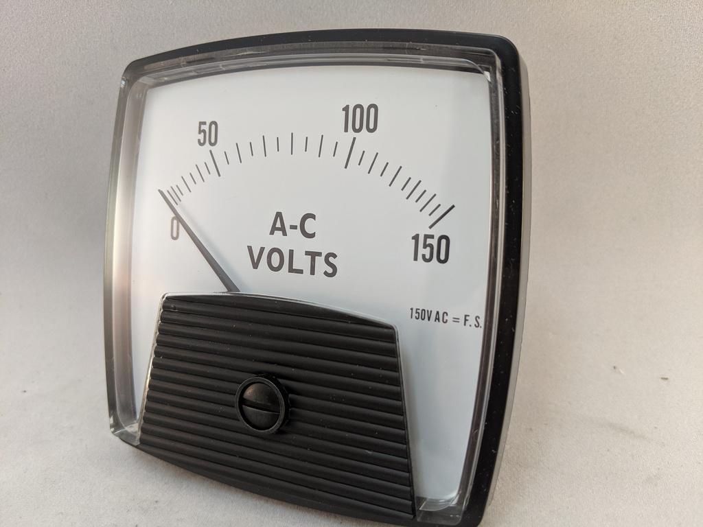 NEW BIG LOOK 3.5" R= 0-150VAC S= 0-150VAC 250344PZPZ