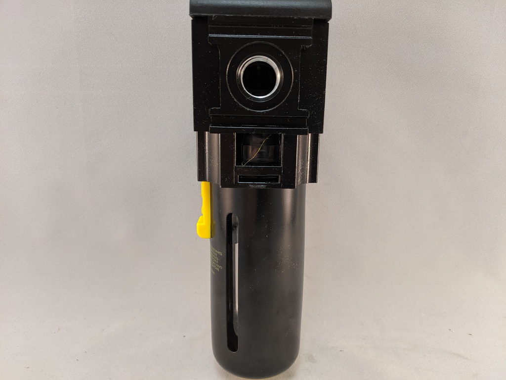 SERIES 112 FILTER, 3/8"NPT, 85 CFM, 25 MIC, SEMI-AUTO DRAIN