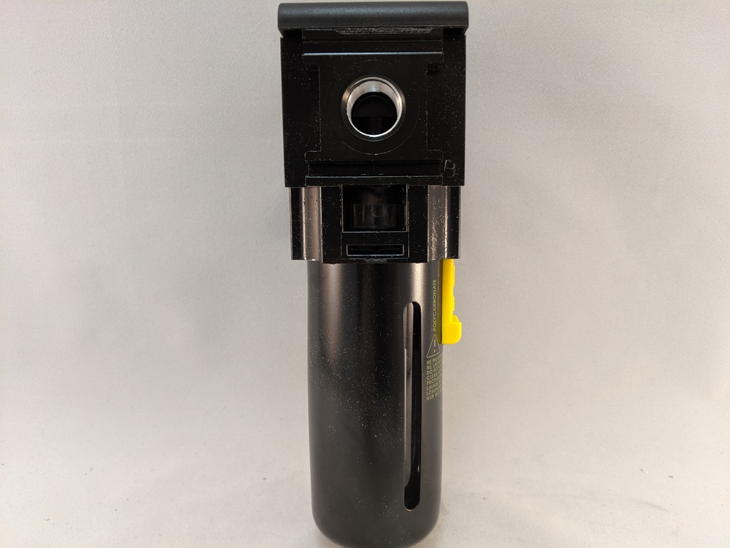 SERIES 112 FILTER, 3/8"NPT, 85 CFM, 25 MIC, SEMI-AUTO DRAIN